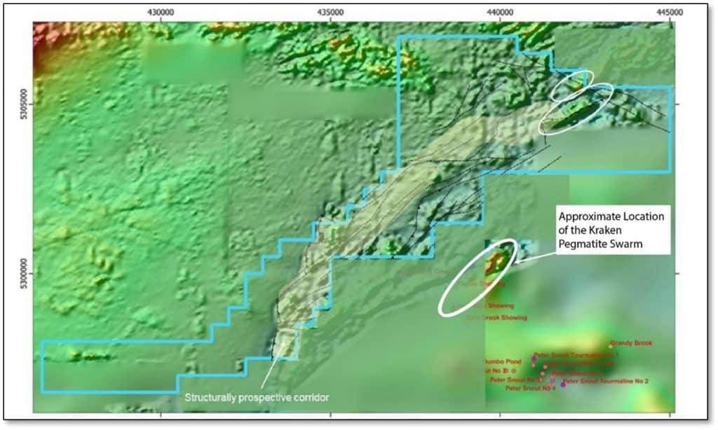 FALCON INITIATES GEOPHYSICAL INTERPRETATION - LITHIUM POTENTIAL ON ADJACENT GROUND TO BENTON-SOKOMAN’S LITHIUM DISCOVERY Falcon Gold Corp FALCON INITIATES GEOPHYSICAL INTERPRETATION - LITHIUM POTENTIAL ON ADJACENT GROUND TO BENTON-SOKOMAN’S LITHIUM DISCOVERY Vancouver, B.C., October 26, 2021. FALCON GOLD CORP. (FG: TSX-V), (3FA: GR), (FGLDF: OTCQB); ("Falcon" or the “Company”) is pleased to announce it has undertaken a preliminary lithostructural interpretation of high-resolution magnetic and radiometric data on its Hope Brook Property. The Hope Brook Property lies contiguous to the Benton-Sokoman spodumene lithium-bearing pegmatite discovery referred to as the “Kraken Pegmatite Swarm” (see Sokoman press release dated October 14, 2021). This pegmatite field measures 2,200 m long by 850 m wide and is open along strike in both directions.