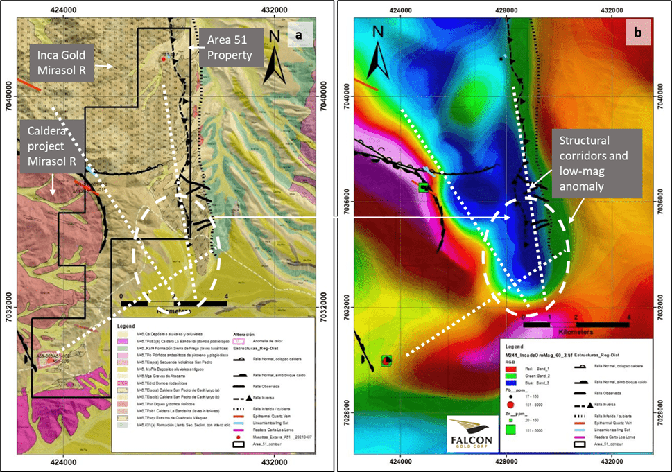 FALCON ACQUIRES AREA 51, COPPER-GOLD PROJECT, ADJACENT TO NEWMONT, INCA DEL ORO DISTRICT - ATACAMA REGION, CHILE Falcon Gold Corp FALCON ACQUIRES AREA 51, COPPER-GOLD PROJECT, ADJACENT TO NEWMONT, INCA DEL ORO DISTRICT - ATACAMA REGION, CHILE Vancouver, B.C. March 30th, 2023 – Falcon Gold Corp. (FG: TSX-V), (3FA: GR), (FGLDF: OTCQB); ("Falcon" or the “Company”) is pleased to report the acquisition of 4,000 hectares of exploration claims pertinent to the Area 51 Project located in the Inca Del Oro mining district, Atacama Region, northern Chile. The Inca Del Oro mining district is situated along Chile’s Paleocene age mineral belt, known to host multiple porphyry, skarn, and epithermal mineral deposits. Some of the highlights of the Area 51 Project include: